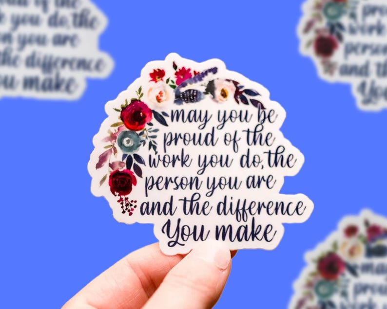Social Worker Sticker, Mental Health Sticker, LCSW Gift, Co Worker Gift, Therapist Sticker, Empowering Sticker, Labor Day Sticker, Nurse image 1