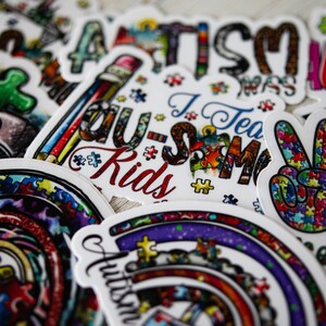 Autism Sticker For Water Bottle, Autism Awareness Sticker, Car Decal, Laptop Stickers, Autism Bumper Decal, Autism Mom Sticker, Vinyl Decal image 6