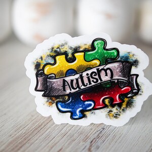 Autism Sticker For Water Bottle, Autism Awareness Sticker, Car Decal, Laptop Stickers, Autism Bumper Decal, Autism Mom Sticker, Vinyl Decal image 4