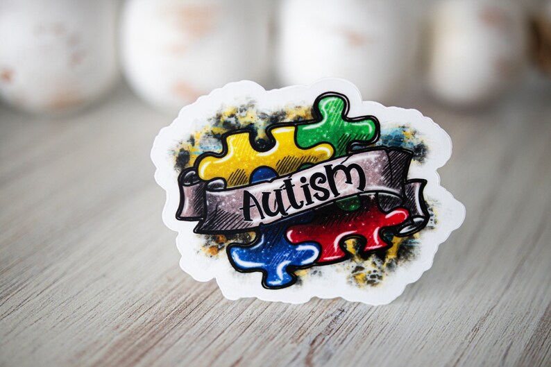 Autism Sticker For Water Bottle, Autism Awareness Sticker, Car Decal, Laptop Stickers, Autism Bumper Decal, Autism Mom Sticker, Vinyl Decal image 4