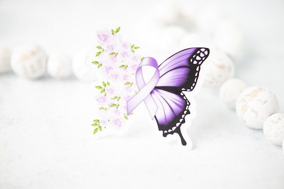 Organ Donation Butterfly Bumper Sticker - 6.1" Oval Car Decal, Vinyl Weatherproof - View #7