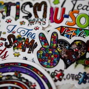 Autism Sticker For Water Bottle, Autism Awareness Sticker, Car Decal, Laptop Stickers, Autism Bumper Decal, Autism Mom Sticker, Vinyl Decal image 7