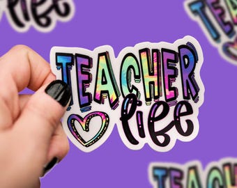 Teacher Life Sticker, Teacher Appreciation Gift, Unique Teacher Gift, Best Teacher Gift, Laptop Stickers, Tumbler Sticker, Social Worker