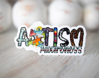 Autism Stickers For Car, Autism Awareness Sticker, Neurodivergent Sticker, Vinyl Decal, Spectrum Sticker, Laptop Decal, Bumper Sticker