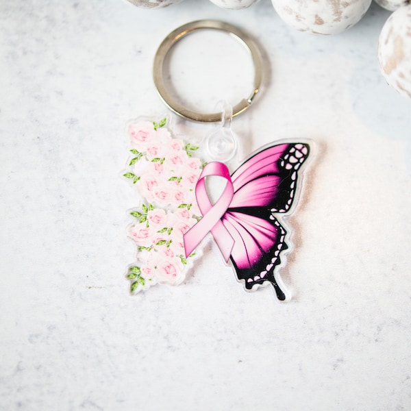 Cancer Keychain - Etsy