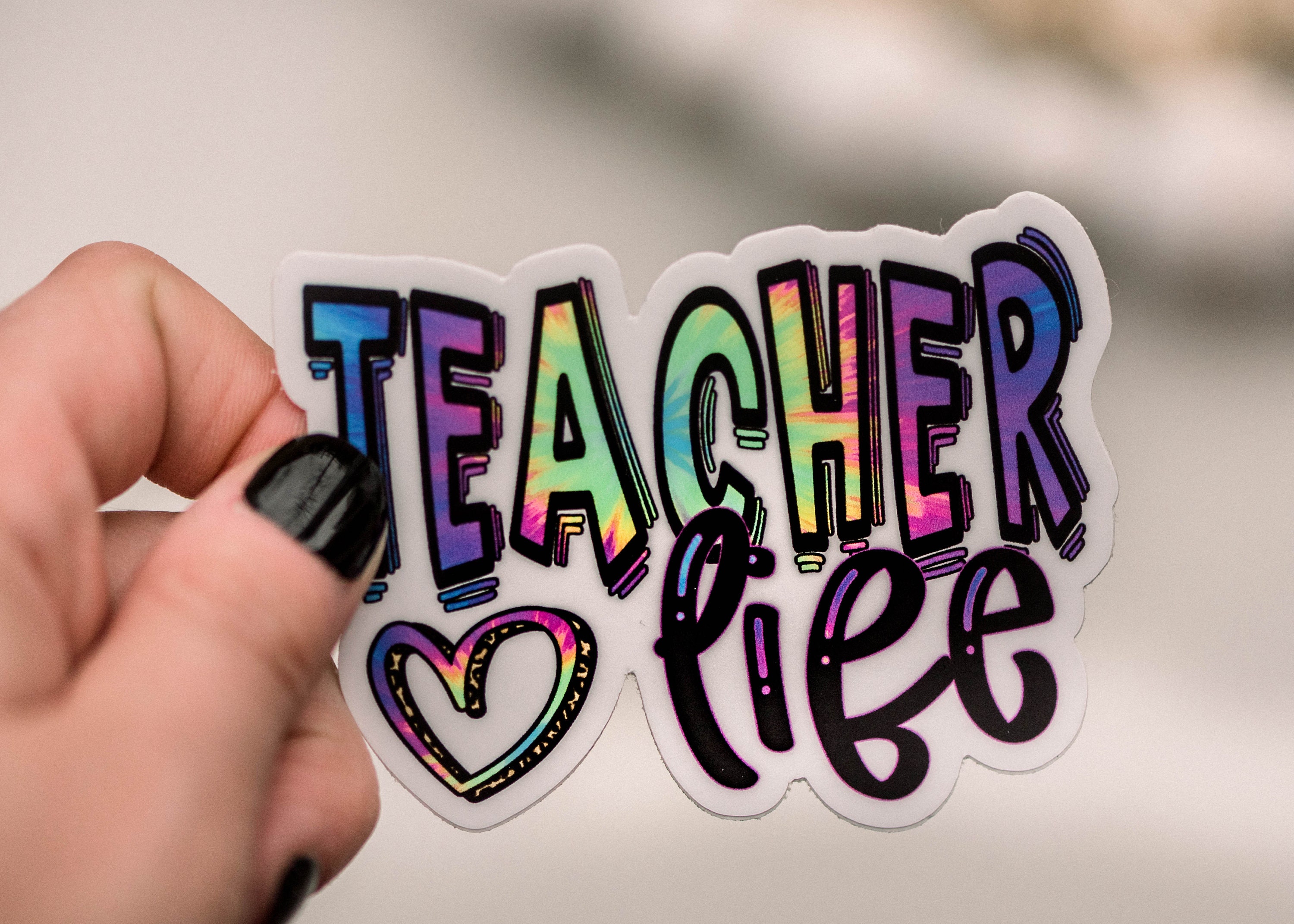Teacher Stickers, Bulk Of 50 Stickers, Die Cut Labels, Teacher