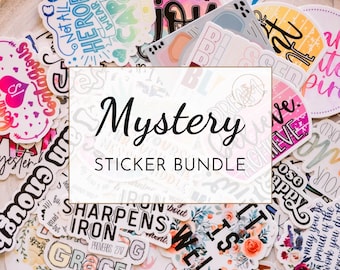 Stickers Mystery Pack, Vinyl Sticker Decal, Surprise Mystery Box, Random Stickers Pack, Waterproof Labels, Die Cut Stickers, Scrapbooking