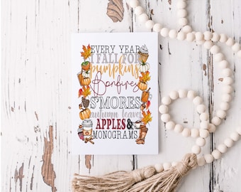 I Fall For Pumpkins Greeting Card, Thanksgiving Appreciation Card, Blank Gratitude Card, Enveloped Paper Gift Card, Thank You Note Card