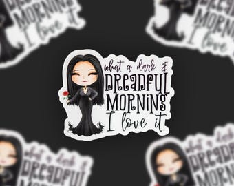 Halloween Stickers, Spooky Stickers, Goth Car Accessories, Halloween Party Supplies, Die Cut Sticker, Vinyl Sticker, Window Sticker