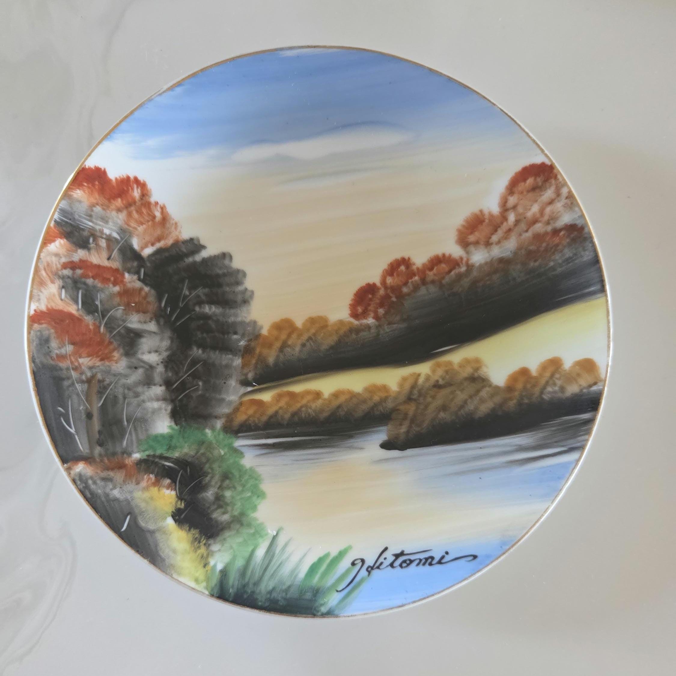 Landscape Painted Plate - Etsy