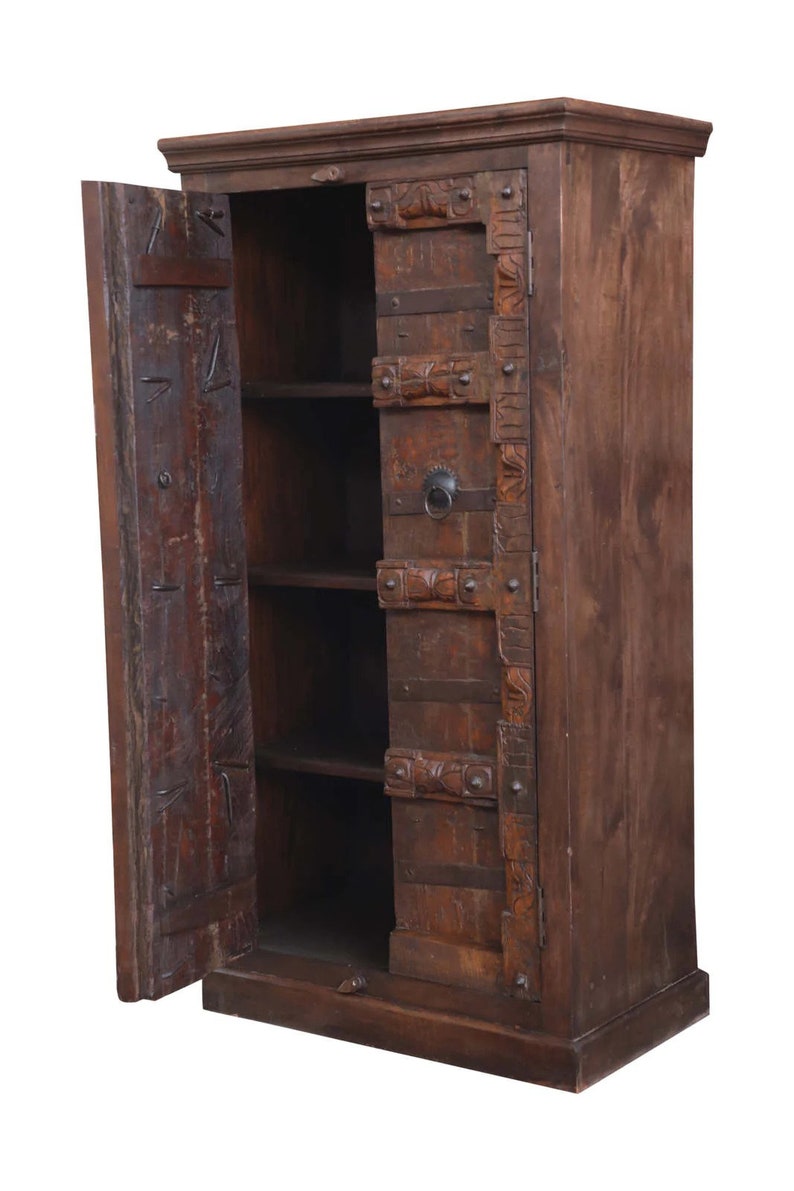 Vintage Solid Wood Carved Etsy