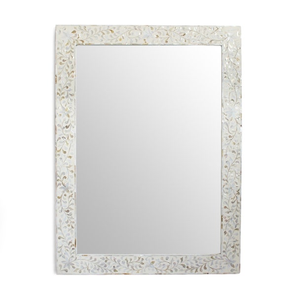mother of pearl rectangular mirror frame , can be customized
