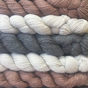 Angora/Silk/Merino Fingering Weight Yarn
