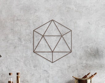Icosahedron Wall Art | Etsy