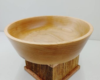 Maple Wood Decorative Bowl