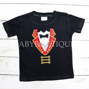 Boys Ringmaster Birthday Shirt, Ringmaster Circus Theme Birthday Outfit, Boys Circus Theme Party, Embroidered Ringmaster shirt