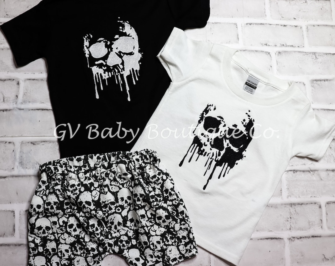 DimMoire Baby Skull BIG T ホワイト Tシャツ DimMoire Baby Skull BIG T【White】