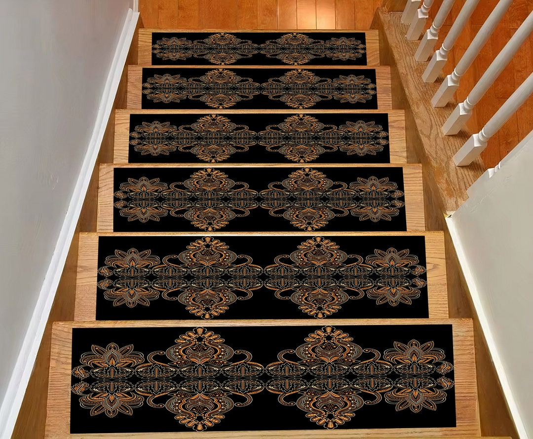Ethnic Pattern Stair,anatolia Stair,stair Step,non-slip Backing Rug ...