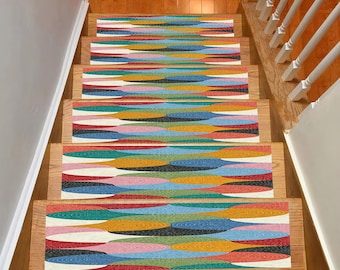 stair treads for wooden steps, Colorful Stair Treads Rugs, Modern Non-Slip Step Mats
