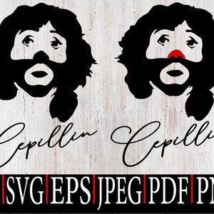 Cepillin clown svg, Cepillin svg, Cepillin clown svg archivo para cricut, Cepillin Svg Png Design Gift, Digital Download Cut Files for Cricut
