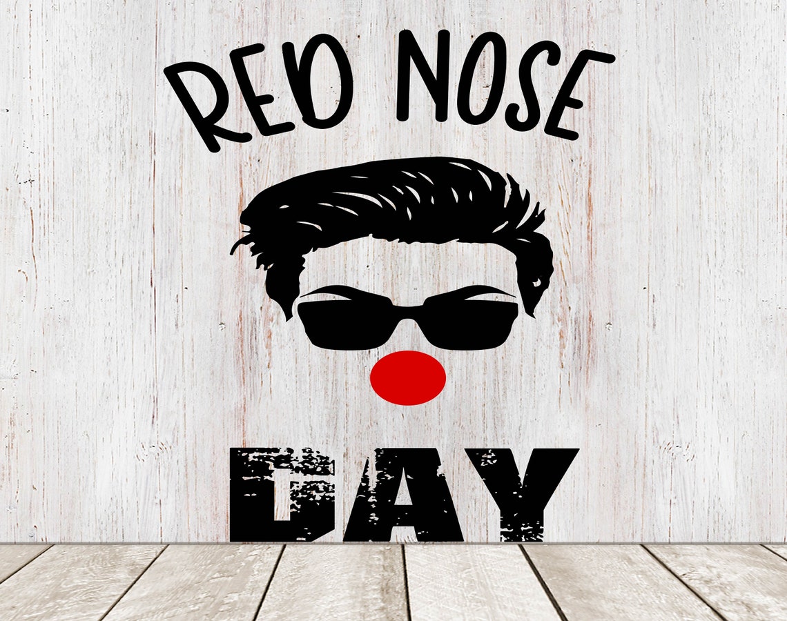 Red Nose Day Svg Trending Svg Nose Svg Red Nosed day Svg Etsy