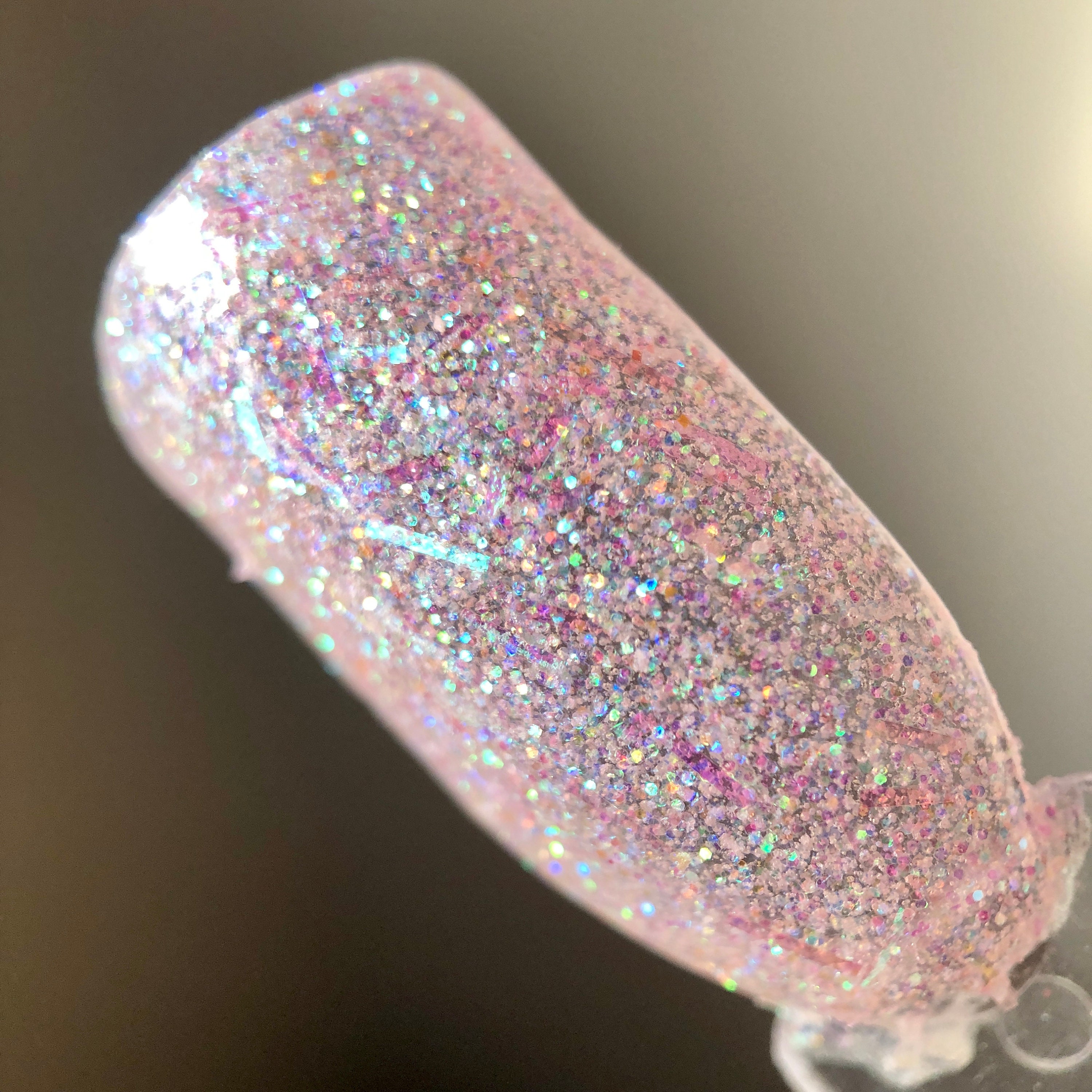 Pretty in Pink Glitter Dip Powder Pink Tinsel Glitter Dip Etsy