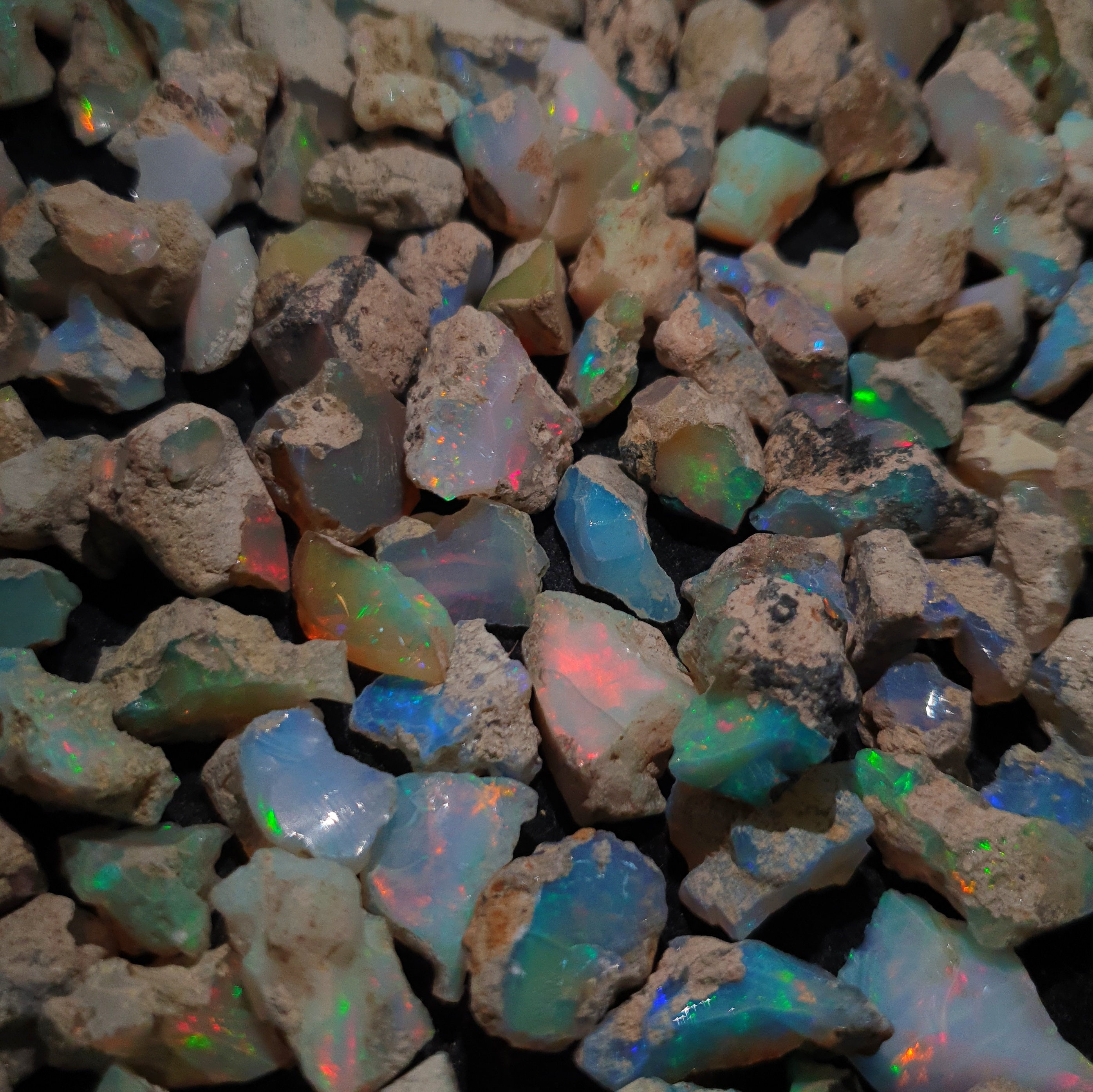 Opal Rough Parcel Ethiopian Mined Opal Rough Lot AA Grade - Etsy