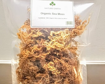 Dr. Sebi Grade Sea Moss orgánico y elaborado de forma silvestre por Nature Earth