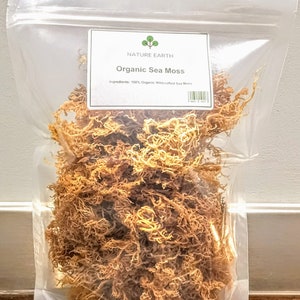 Dr Sebi Grade Irish Moss Organic & Wildcrafted by Nature Earth