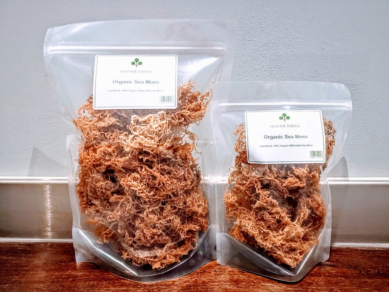 Dr Sebi Grade Sea Moss Organic & Wildcrafted by Nature Earth image 9