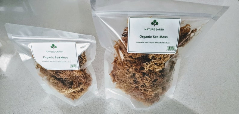Dr Sebi Grade Sea Moss Organic & Wildcrafted by Nature Earth image 5