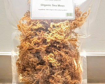 Dr. Sebi Grade Irish Moss Organic & Wildcrafted by Nature Earth