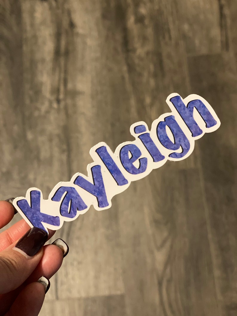 Personalized name stickers for kids custom name stickers etsy