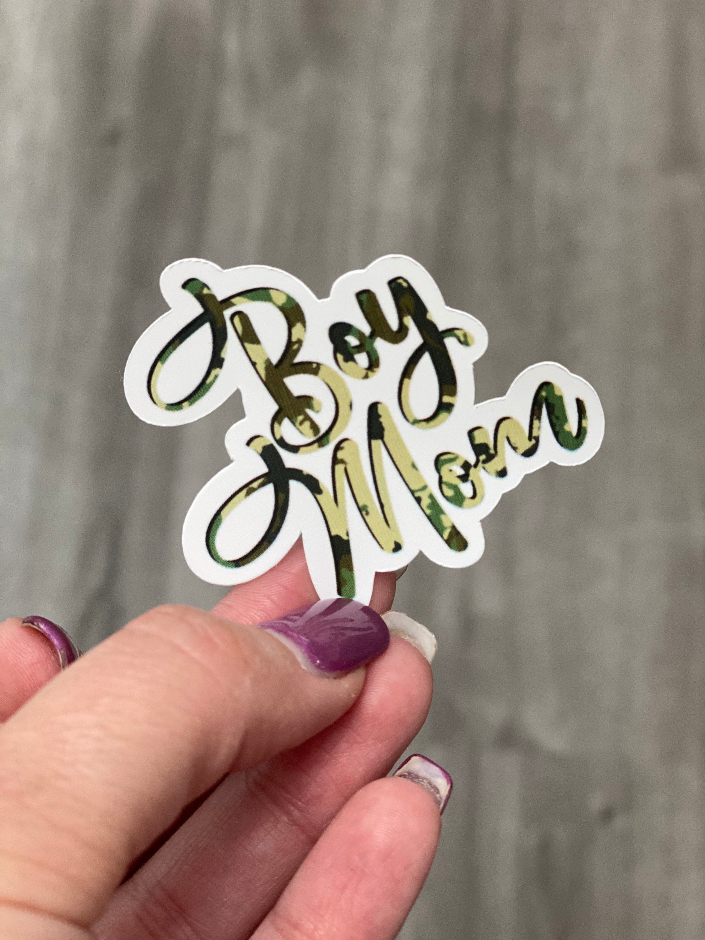 Boy mom sticker camouflage sticker mom stickers for water Etsy