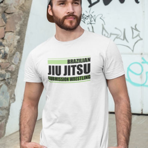 Brazilian Jiu Jitsu Submission Wrestling BJJ Martial Arts gym fitness training men present gift birthday mma T-Shirt