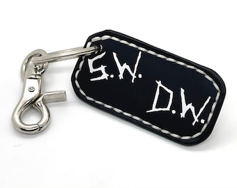 Supernatural Inspired Hand Stitched Keychain