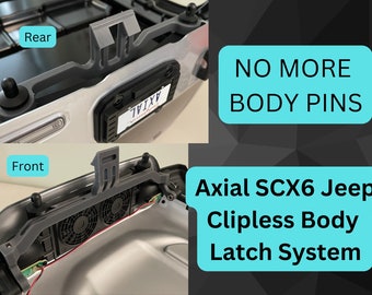 Axial SCX6 Jeep Clipless Body Latch System