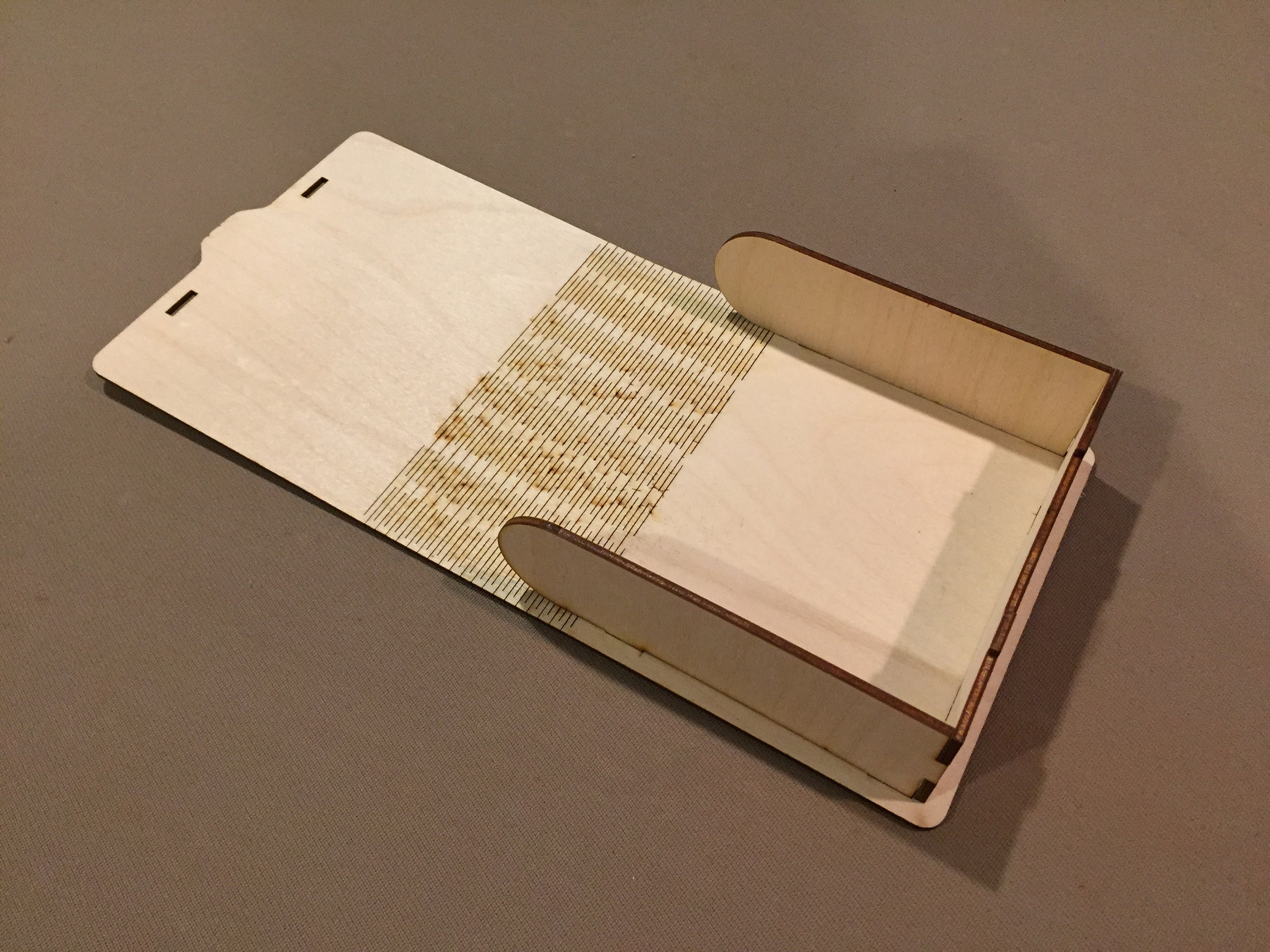 5 Inch Inside Living Hinge Box SVG File Etsy