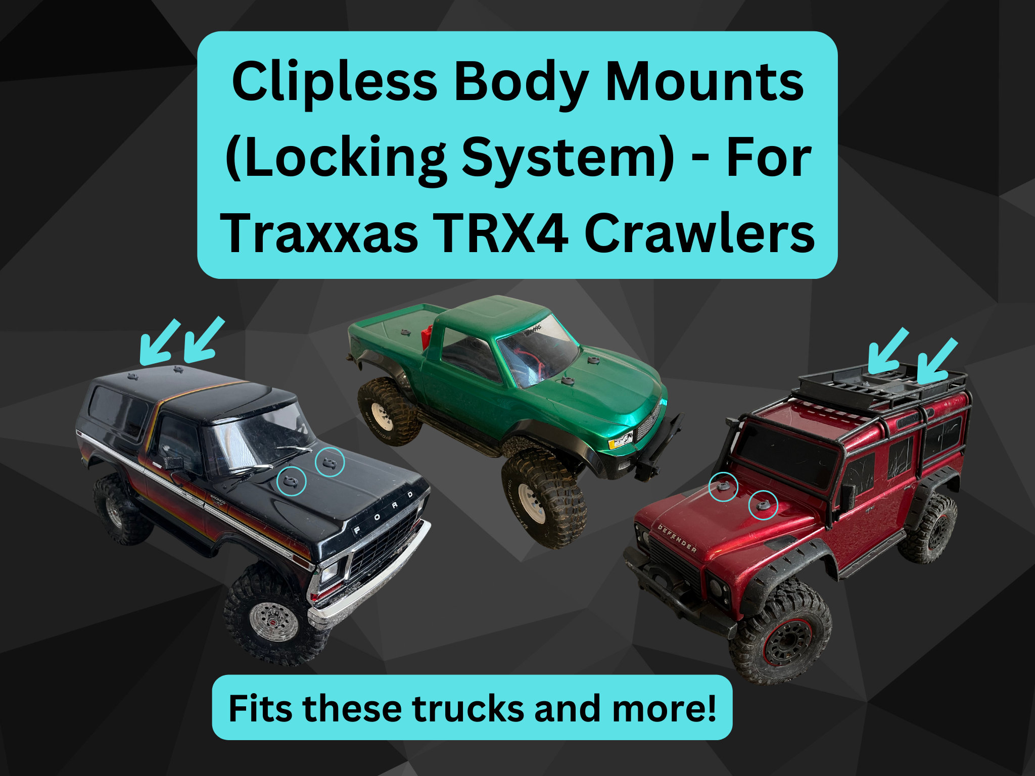 RC Car Exhaust Pipe Upgrade - 1 Pair For 1/10 Scale RC Crawler Cars Like Axial SCX10-4, Weather Resistant
