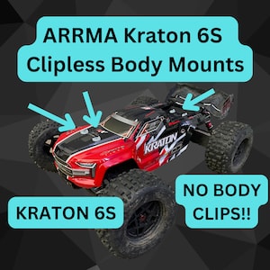 ARRMA Kraton 6S/EXB Clipless Body Mounts