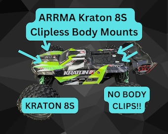 ARRMA Kraton 8S/EXB Clipless Body Mounts