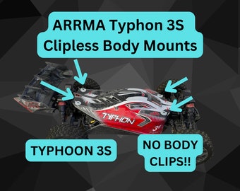ARRMA Typhon 3S Clipless Body Mounts
