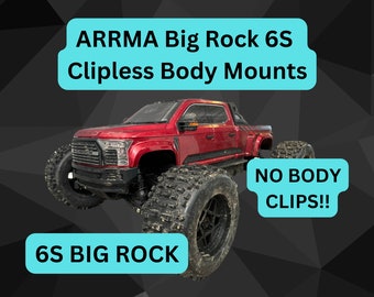 ARRMA Big Rock 6S Clipless Body Mounts