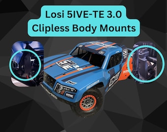 Suportes de carroceria sem presilha LOSI 5IVE-TE 3.0