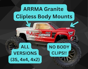 ARRMA Granite Clipless Body Mounts