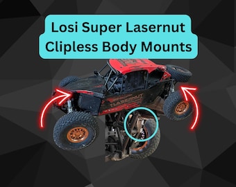 Losi Super Lasernut Clipless Body Mounts