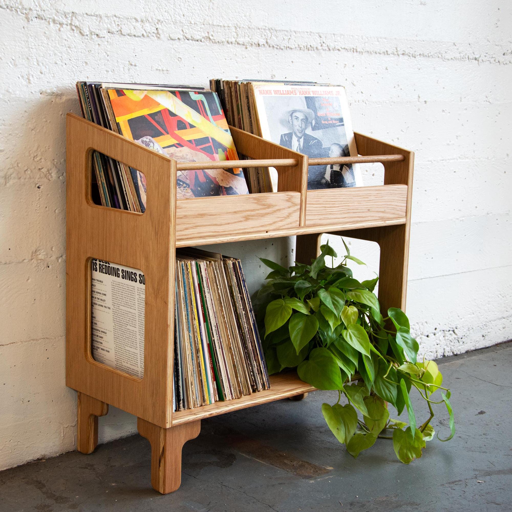 木製ラック・ウッドラック Rare Vintage Wood MiniDisc Rack 48 Disc The 
