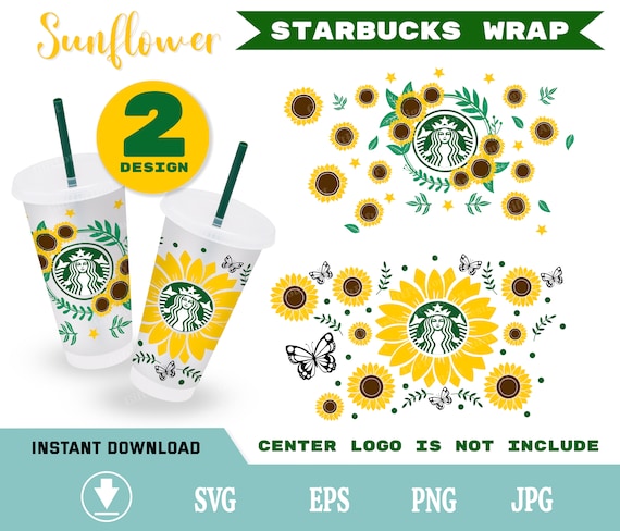 Download Bundle Sunflower Starbucks Full Wrap Cold Cup SVG Full | Etsy