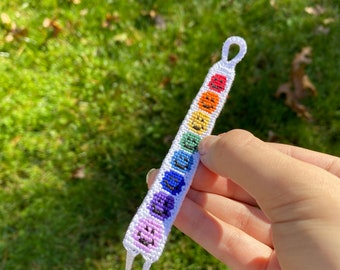 Pastel Smiley Face Bracelet