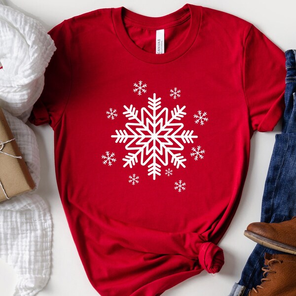 Snowflake Shirt - Etsy